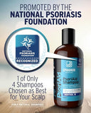 2025 Psoriasis Shampoo with Salicylic Acid - Natural Peat & Menthol Formula for Itchy, Flaky Scalp - 250 ml