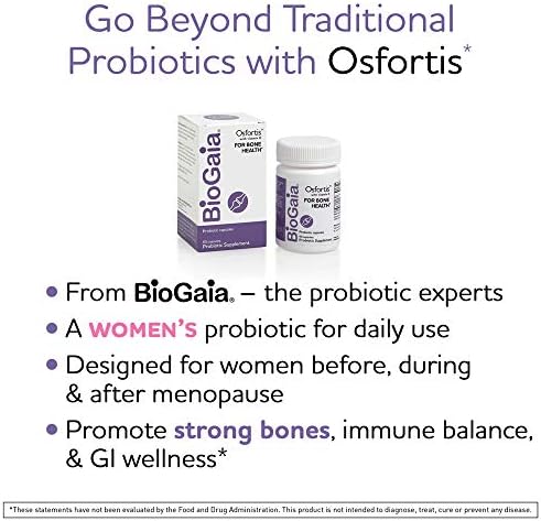 BioGaia Osfortis Women's Probiotic: Strong Bones & Immune Balance