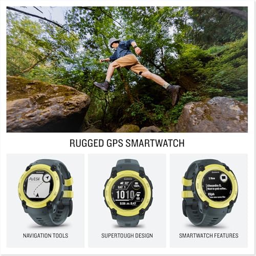 Garmin Instinct E Lime Bezel Smartwatch with Twilight Band