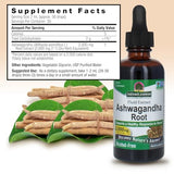 Nature’s Answer Ashwagandha Root 2oz - Stress Support, Immune Support, Gluten-Free, Vegan