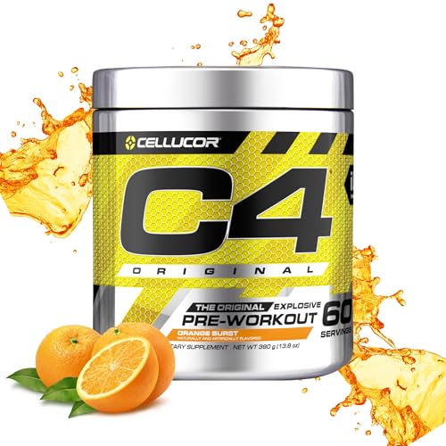 CELLUCOR C4 Original The Original Explosive Pre-Workout – Orange Burst, 60 Servings