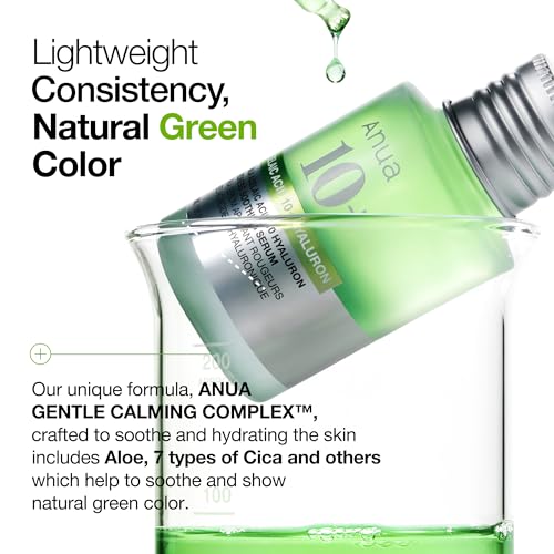 Anua Azelaic Acid 10% Hyaluronic Redness Soothing Serum - Korean Skincare for Sensitive Skin with Niacinamide & Hyaluronic Acid - 30ml