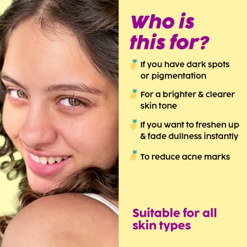 PLIX 5% Pineapple Foaming Facewash (2-Pack, 100ml each) | Depigmentation & Skin Brightening