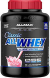 ALLMAX CLASSIC ALLWHEY 100% Whey Protein Powder, Strawberry Flavor, 5 lbs