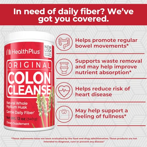 Health Plus Colon Cleanse 340g - Natural Digestive Health Powder