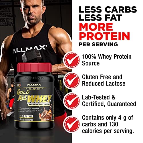 ALLMAX, GOLD ALLWHEY®, Premium Whey Protein, Chocolate, 5 lbs (2.27 kg)