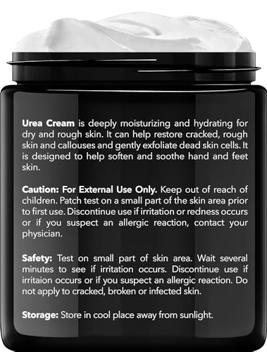 New York Biology 42% Urea Cream with 2% Salicylic Acid - Moisturizing Foot Cream for Dry Cracked Heels & Calloused Feet - 4 oz