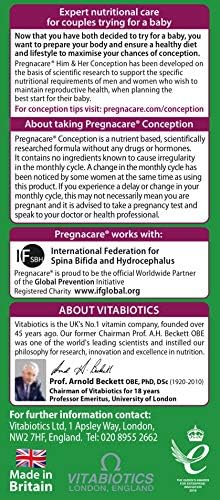 Vitabiotics Pregnacare Men and Women Fertility Support, 60 Tablets