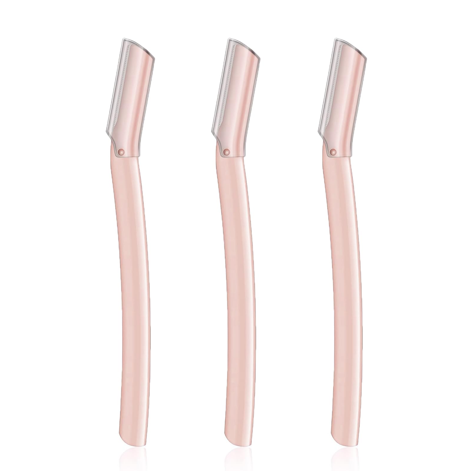 3 Pack Eyebrow Razors - Stainless Steel Facial Hair Remover for Women & Men