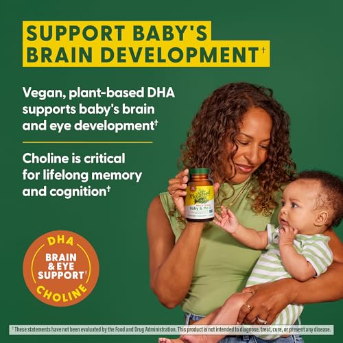 MegaFood Baby & Me 2 Prenatal DHA & Choline - 60 Capsules