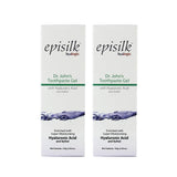 Hyalogic Dr. John’s Natural Toothpaste Gel (2-Pack) with Hyaluronic Acid & Xylitol - Gentle Whitening, Fresh Mint, Vegan (4.58 oz / 130g)