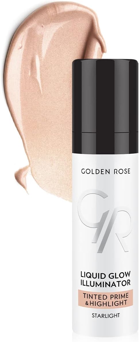 Golden Rose Liquid Glow Illuminator: Radiant Dewy Highlighter