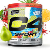 Cellucor C4 Sport Pre Workout Powder - NSF Certified - Elite Hydration with 200mg Caffeine, Creatine & Beta-Alanine - Hawaiian Punch - 20 Servings