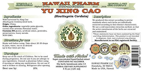 Yu Xing Cao Alcohol-Free Liquid Extract - Herbal Supplement 2 fl.oz