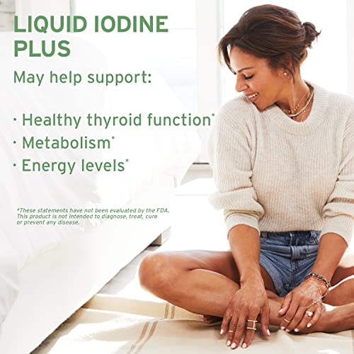 Life-flo Liquid Iodine Plus - 2oz (59ml) for Thyroid Support