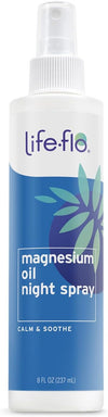 Life-flo Magnesium Oil Night Spray - 8 fl oz (237ml) - Deep Relaxation & Muscle Relief