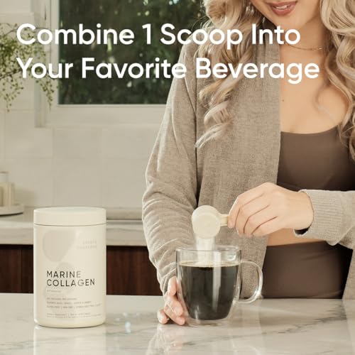 Sports Research Marine Collagen Peptides Powder - Sustainably Sourced, 12 oz