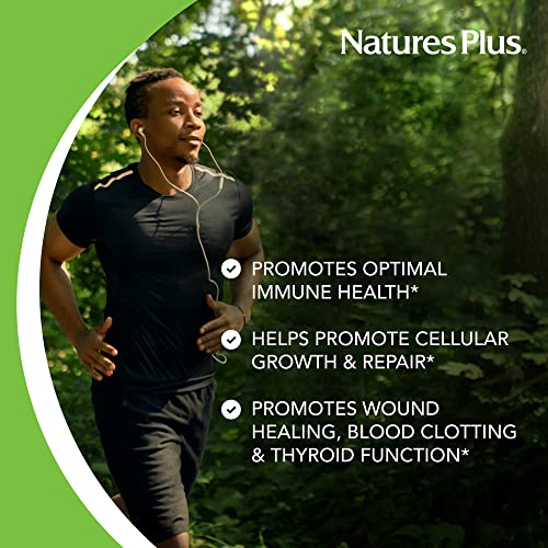 Nature's Plus High-Potency Zinc Tablets 10mg, 90 Pieces