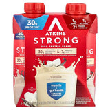 Atkins Strong High Protein Shake - Vanilla, 30g Protein, 4 Count
