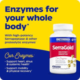 Enzymedica SerraGold High Potency Serrapeptase: Powerful Enzyme Support (120 Capsules)