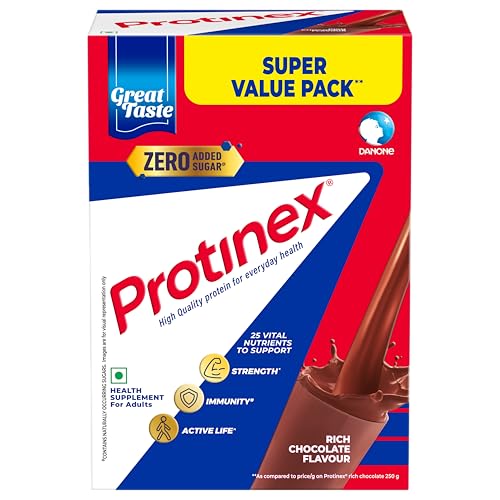 Protinex Rich Chocolate Protein Mix for Adults - 1kg with 25 Vital Nutrients