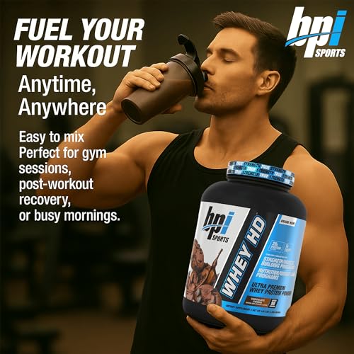 BPI Sports Whey HD Ultra Premium Protein Powder Chocolate Cookie - 4.2 Pound
