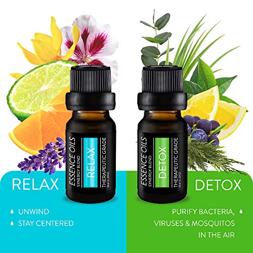 Pure Daily Care Aromatherapy Essential Oil Synergy Blend Set - 10 x 10 ml Therapeutic Grade Blends