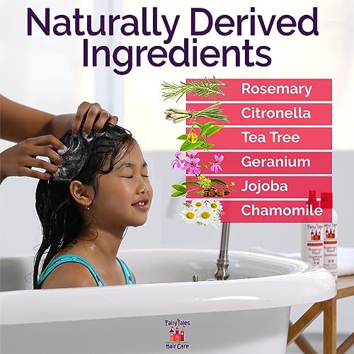 Fairy Tales Rosemary Repel Shampoo & Conditioning Spray Duo for Kids - Lice Prevention Hair Care