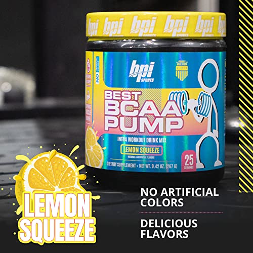 BPI Sports Best BCAA Pump Intra-Workout - Lemon Squeeze - 25 Servings