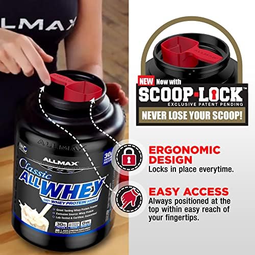 ALLMAX, CLASSIC ALLWHEY®, 100% Whey Protein, Strawberry, 5 lbs (2.27 kg)