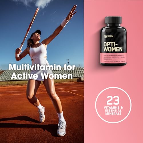 Optimum Nutrition Opti-Women Vitamin, Women's Daily Multivitamin, 60 Capsules