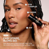 Nudestix Nudies Matte Cream Bronzer - 3-in-1 Face, Eyes & Lips Colour (Sunkissed)
