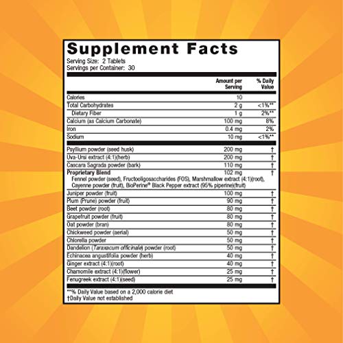 Nature's Secret Daily Cleanse 60 Tablets - Macro Nutrient Support