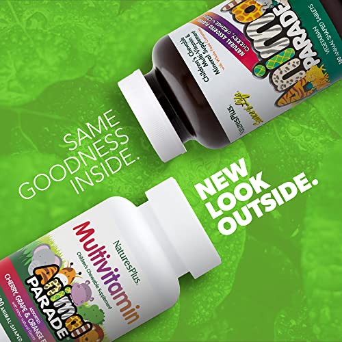 Nature's Plus Animal Parade Children's Chewable Multivitamin - Assorted Flavors, 180 Animals
