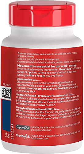 Schiff Move Free Joint Health - Glucosamine Chondroitin Plus MSM - 120 Tablets
