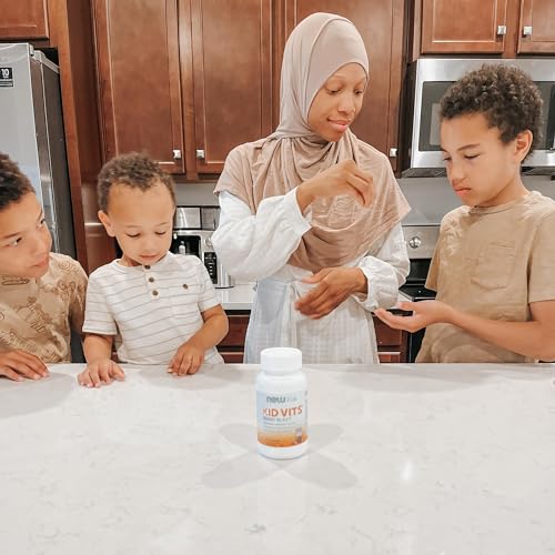 NOW Supplements Kid Vits Berry Blast - Sweetened with Xylitol - 120 Chewables
