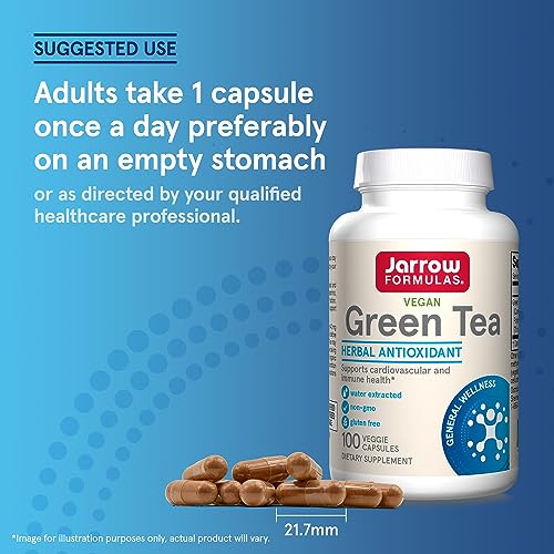Jarrow Formulas Green Tea Extract 500mg - 100 Veggie Caps