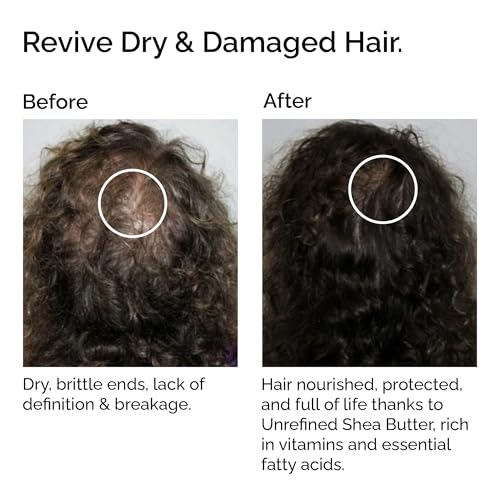 Unrefined Organic Shea Butter 50g - 100% Pure & Natural Vegan Butter for Face, Hair, Skin & Stretch Marks