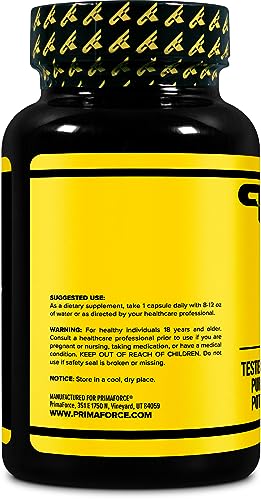 Primaforce Milk Thistle 180 Caps: 1000mg Equivalent Liver Support Supplement - Gluten-Free & Non-GMO