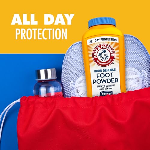 Arm & Hammer Talc-Free Foot & Shoe Powder - Odor & Moisture Control (7oz, 3 Pack)
