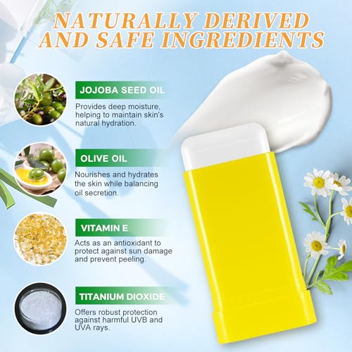 Double-Effect Waterproof Sunscreen Stick, 20g, SPF50+, Thin Texture, UV & Infrared Protection