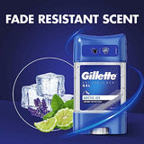 Gillette Arctic Ice Antiperspirant Deodorant Gel for Men - 420ml (6-Pack)