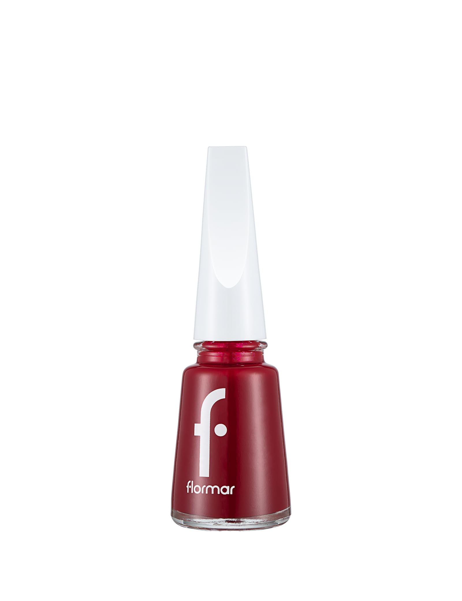 Flormar 406 Dark Red Nail Enamel - Intense Color & Shine