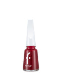Flormar 406 Dark Red Nail Enamel - Intense Color & Shine