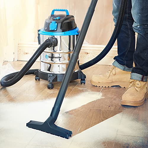 Vacmaster VQ1220SC Vacuum Cleaner - 1250W Industrial Wet/Dry Cleaner with 2-Year Warranty