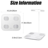 Smart Body Composition Scale - 8 Electrodes, BMI, Body Fat & Muscle Analysis