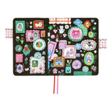 Hobonichi Techo A6 Planner Cover - Yumi Kitagishi White Cat Design