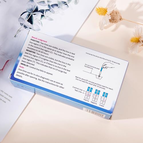 LH Ovulation Test Strips – 20-Pack | 25 mIU/mL Early Detection, Over 99% Accurate