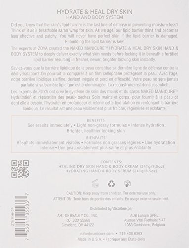 ZOYA Naked Manicure Healing & Hydrating Dry Skin Hand & Body System