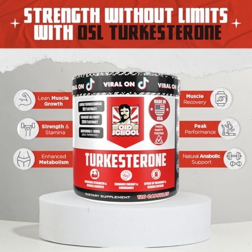 Turkesterone 15,000mg [Max Potency] + BioPerine® for High Absorption Supplement with Tongkat Ali - Increase Lean Muscle Growth & Recovery, Drive & Stamina - USA Made & Non GMO - 120 V Capsules